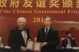 Çin’den Dostluk Ödülü