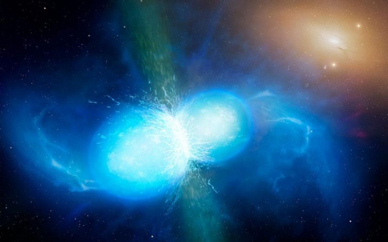 Tarihi nötron yıldız çifti birleşmesi ve infografiği