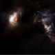 Karanlık madde okyanusunda yüzen iki ilkel dev galaksi bulundu