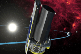 Spitzer teleskopuna veda