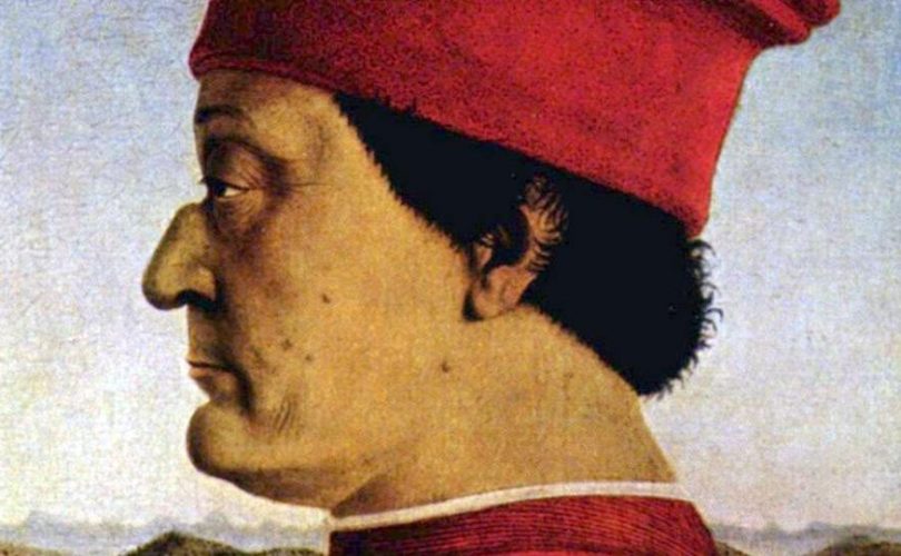 Federico da Montefeltro ve efsane burnu