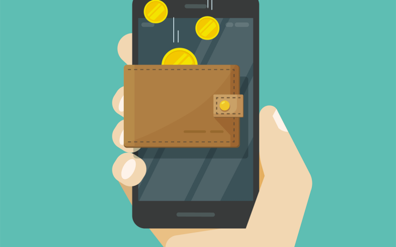 Nakit paradan akıllı ve güvenli mobil cüzdana