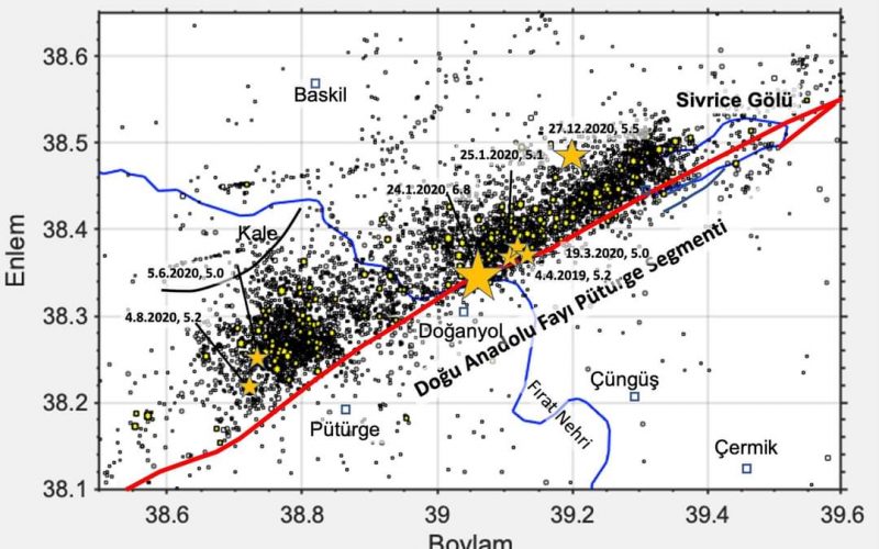Elazığ Sivrice’de 5.4 büyüklüğünde deprem