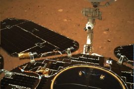 Çin’in Mars’a indirdiği uzay aracından ilk fotoğraflar