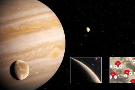 Jüpiter’in uydusu Ganymed’in etrafında su buharı keşfedildi
