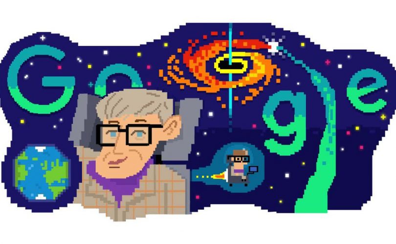 Stephen Hawking, Doodle ile anıldı