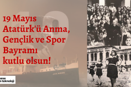 19 Mayıs Atatürk’ü Anma, Gençlik ve Spor Bayramımız kutlu olsun!