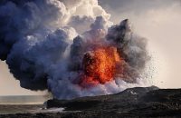Celal Şengör Hawai’de patlayan dünyanın en büyük volkanına gitti