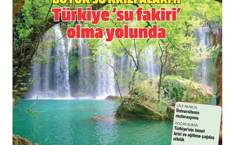 Büyük su krizi: Türkiye su fakiri olma yolunda!