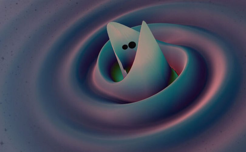 En büyük ve en uzak karadelik çarpışması dalgası