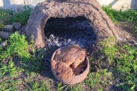 Neolitik devre ait fırın kalıplarında ekmek pişirilmiş