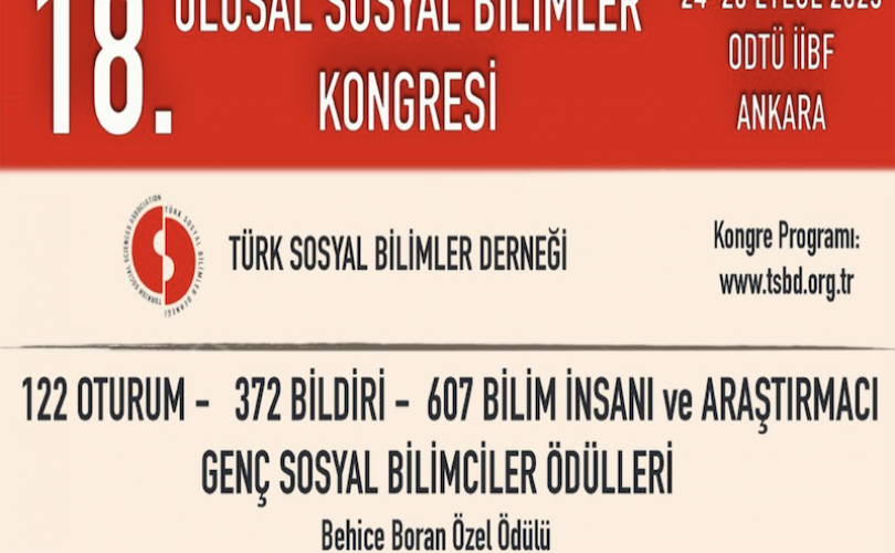 ODTÜ’de Ulusal Sosyal Bilimler Kongresi
