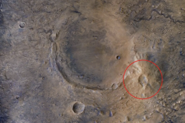 Mars’ta uykuda bir dev: Jezero Krateri’nin kenarında volkan izleri